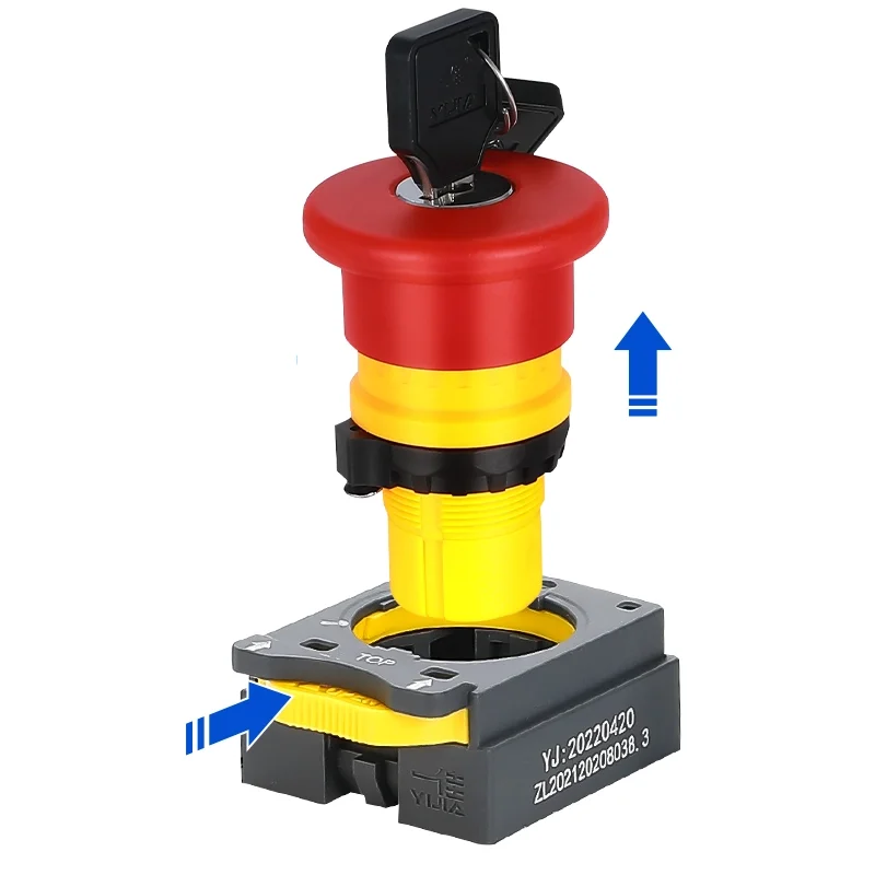 Keyed Emergency Stop Button Keyed Emergency Stop Button